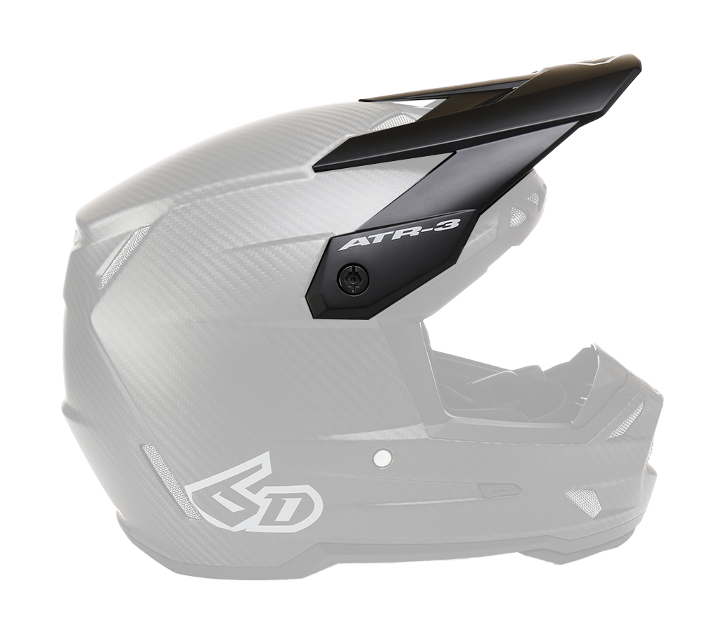 6D Helmet Visor ATR-3 Solid - Matte Black
