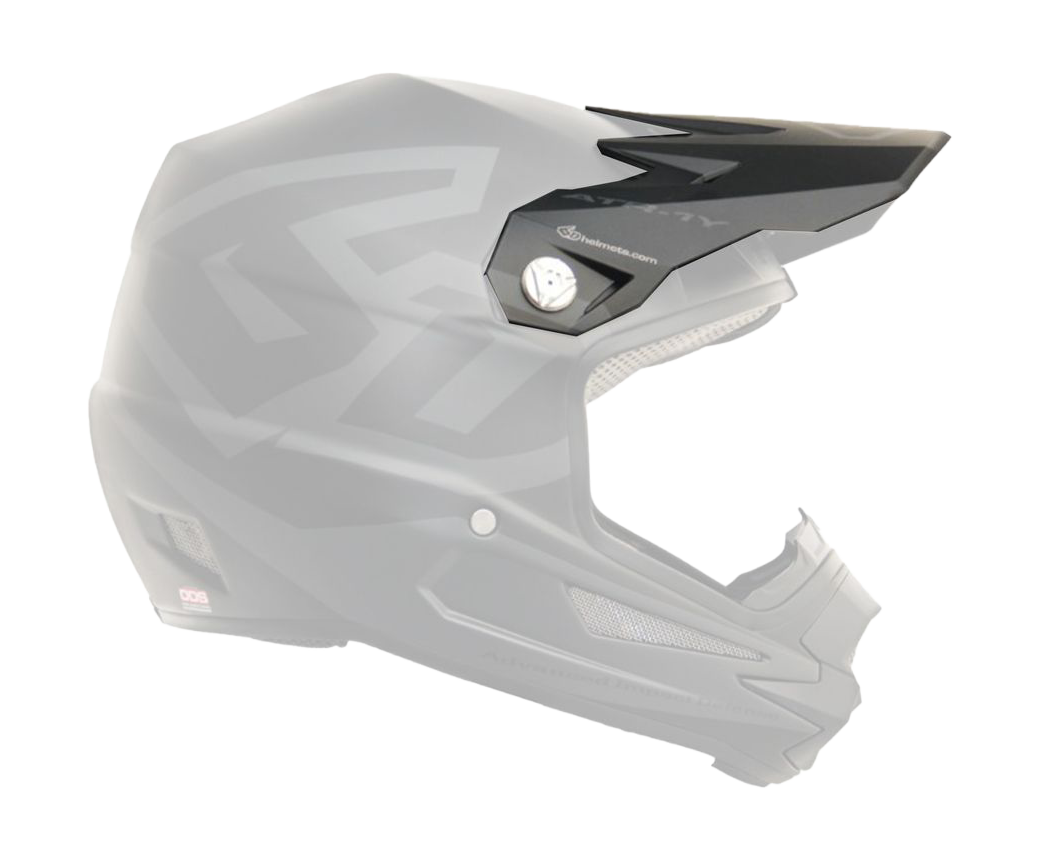 6D Youth Helmet Visor ATR-1Y Macro - Matte Black