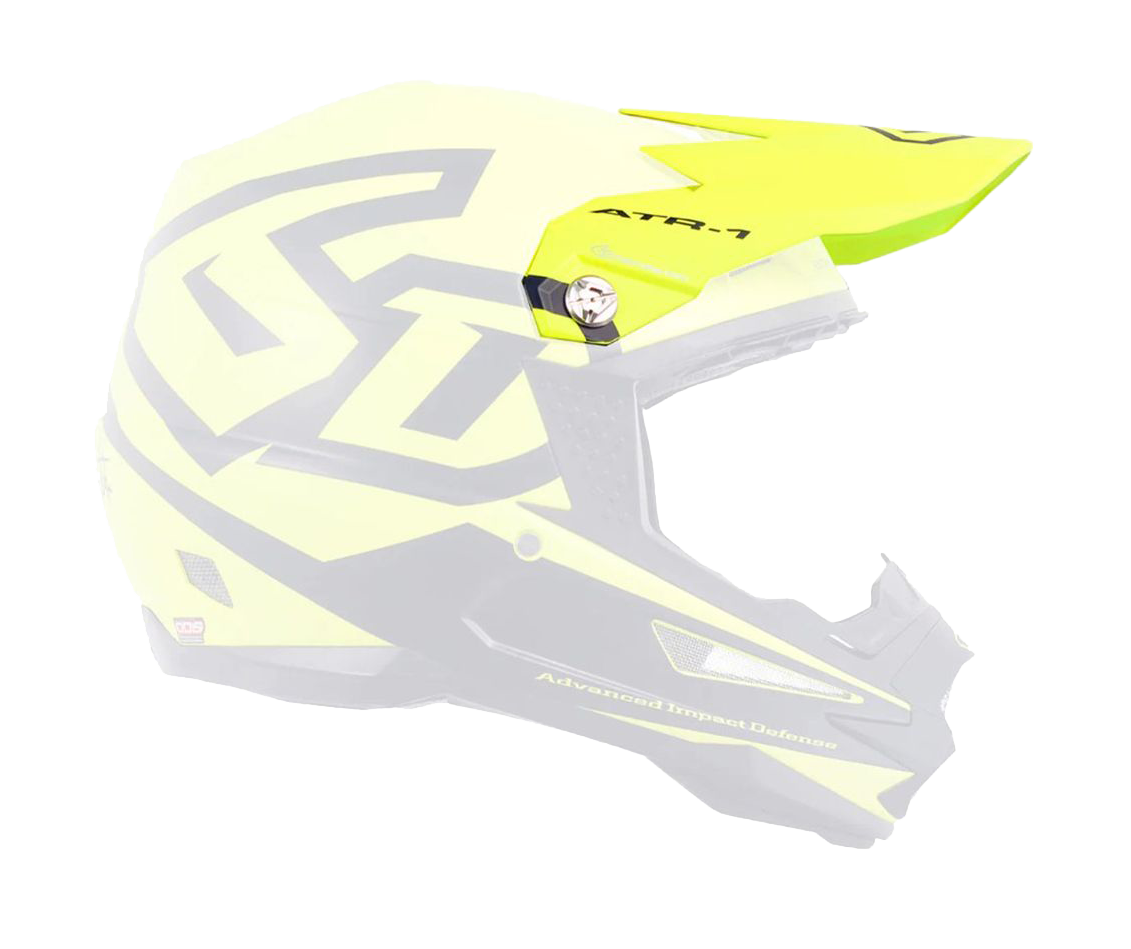6D Youth Helmet Visor ATR-1Y Macro - Neon Yellow