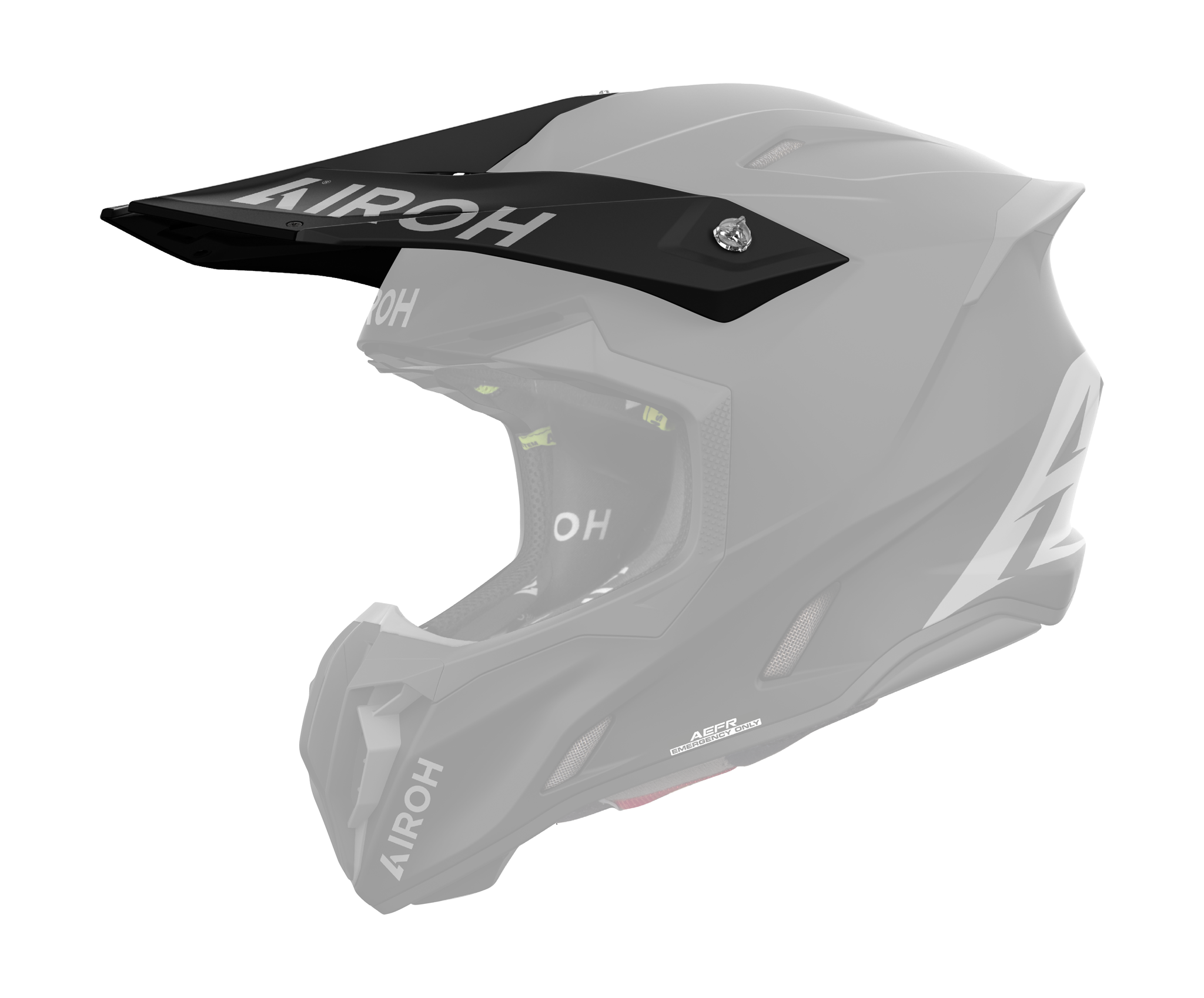 Airoh Helmet Visor Twist 3 Color - Matte Black