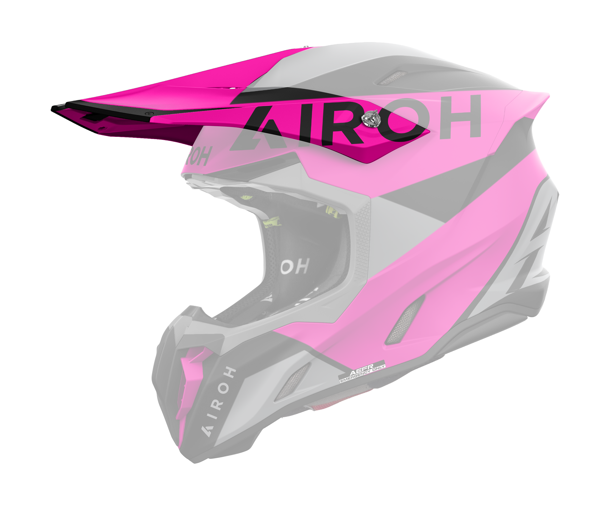 Airoh Helmet Visor Twist 3 King - Matte Pink