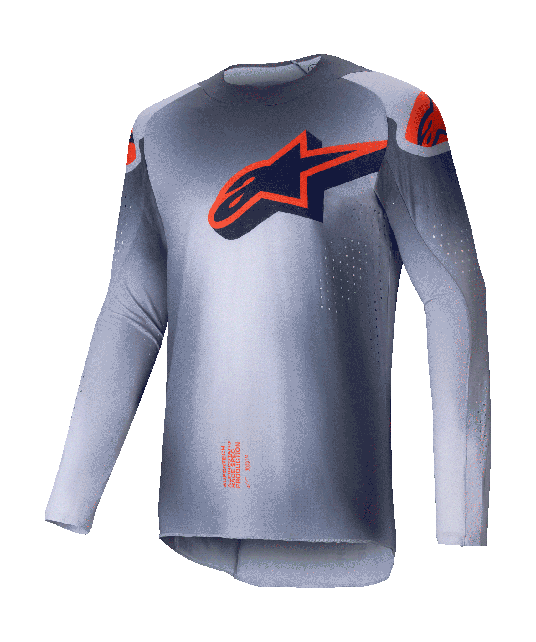 Alpinestars Motocross Gear Supertech Lipan - Grey / Fluo Orange