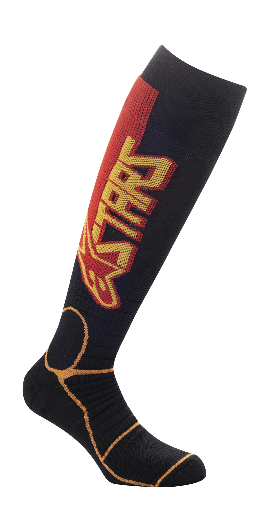 Alpinestars Motocross Socks MX PRO - Black / Yellow / Tangerine