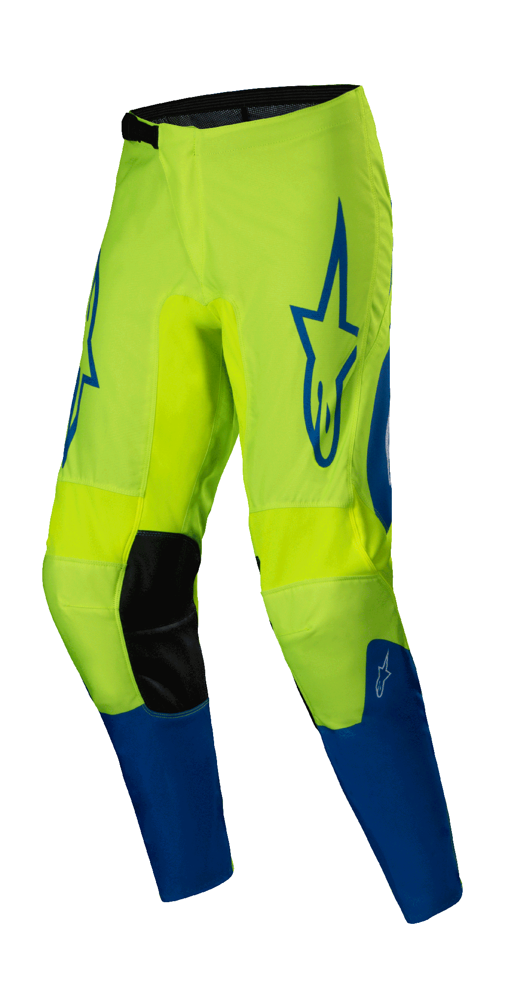 Alpinestars Motocross Pants Fluid Haul - Fluo Yellow / Blue