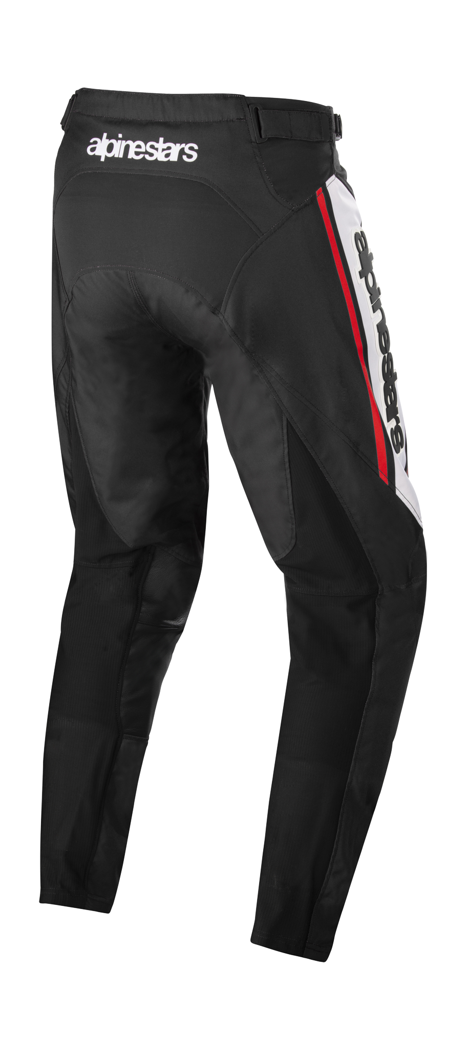 Alpinestars Motocross Pants Racer Flagship - Black / White / Fluo Red