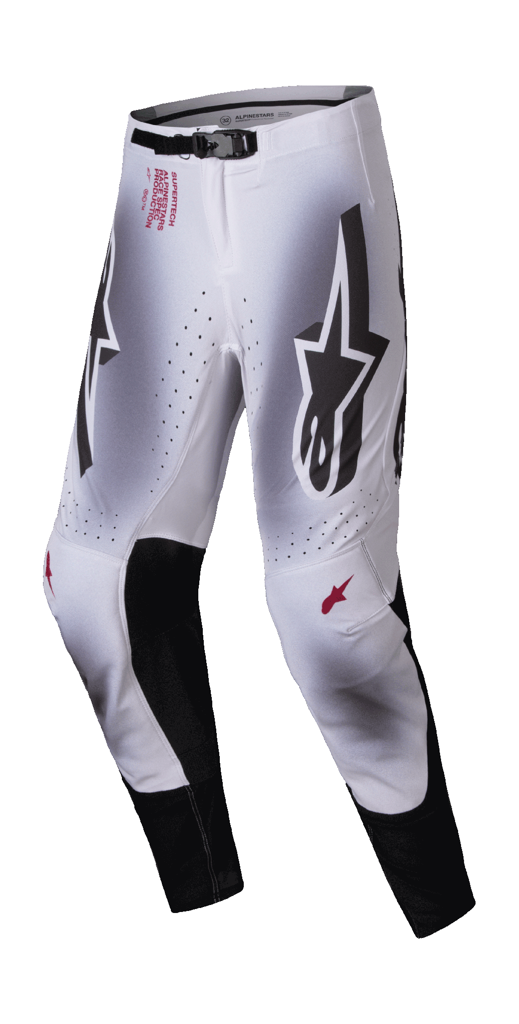 Alpinestars Motocross Pants Supertech Maker - Silver / Black