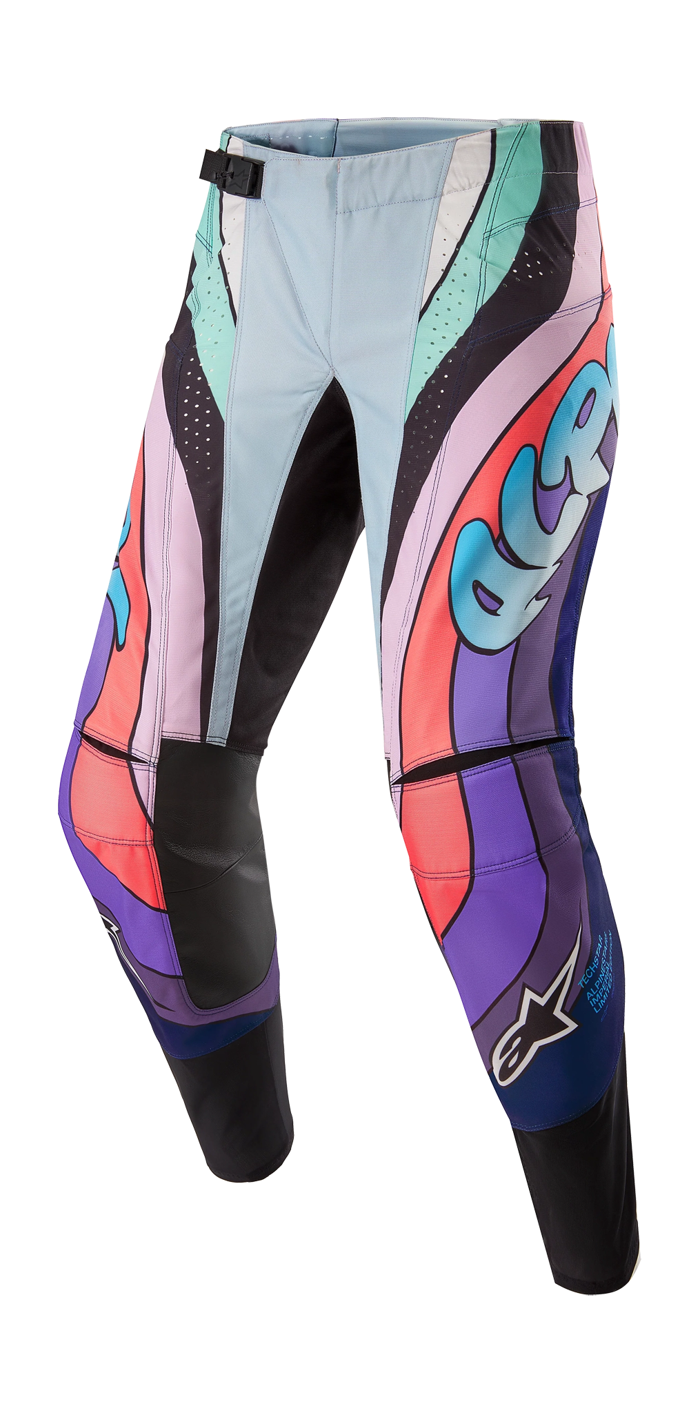 Alpinestars Motocross Pants Techstar LE Imperial - Purple / Blue / Black
