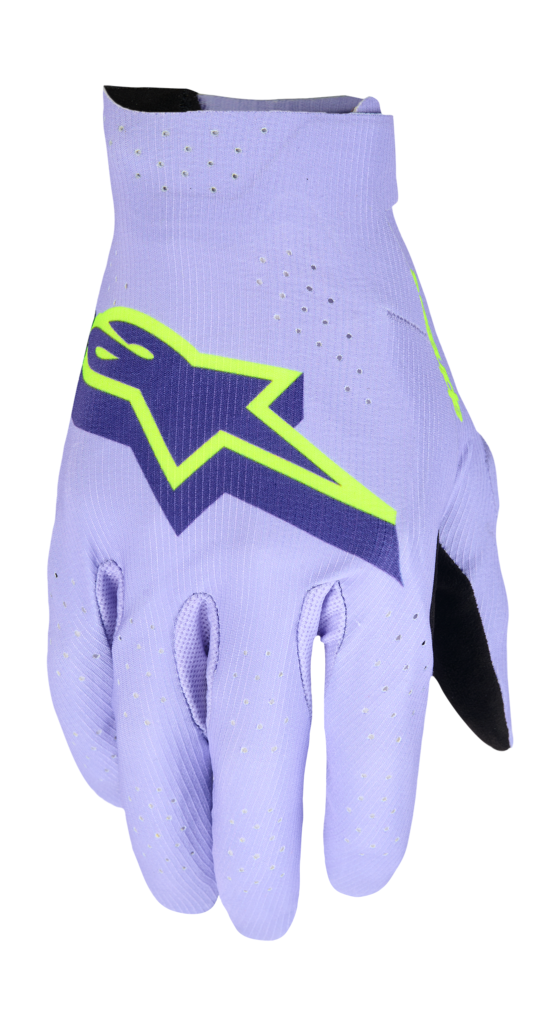 Alpinestars Motocross Gloves 2026 Supertech - Lavender / Violet / Fluo Yellow