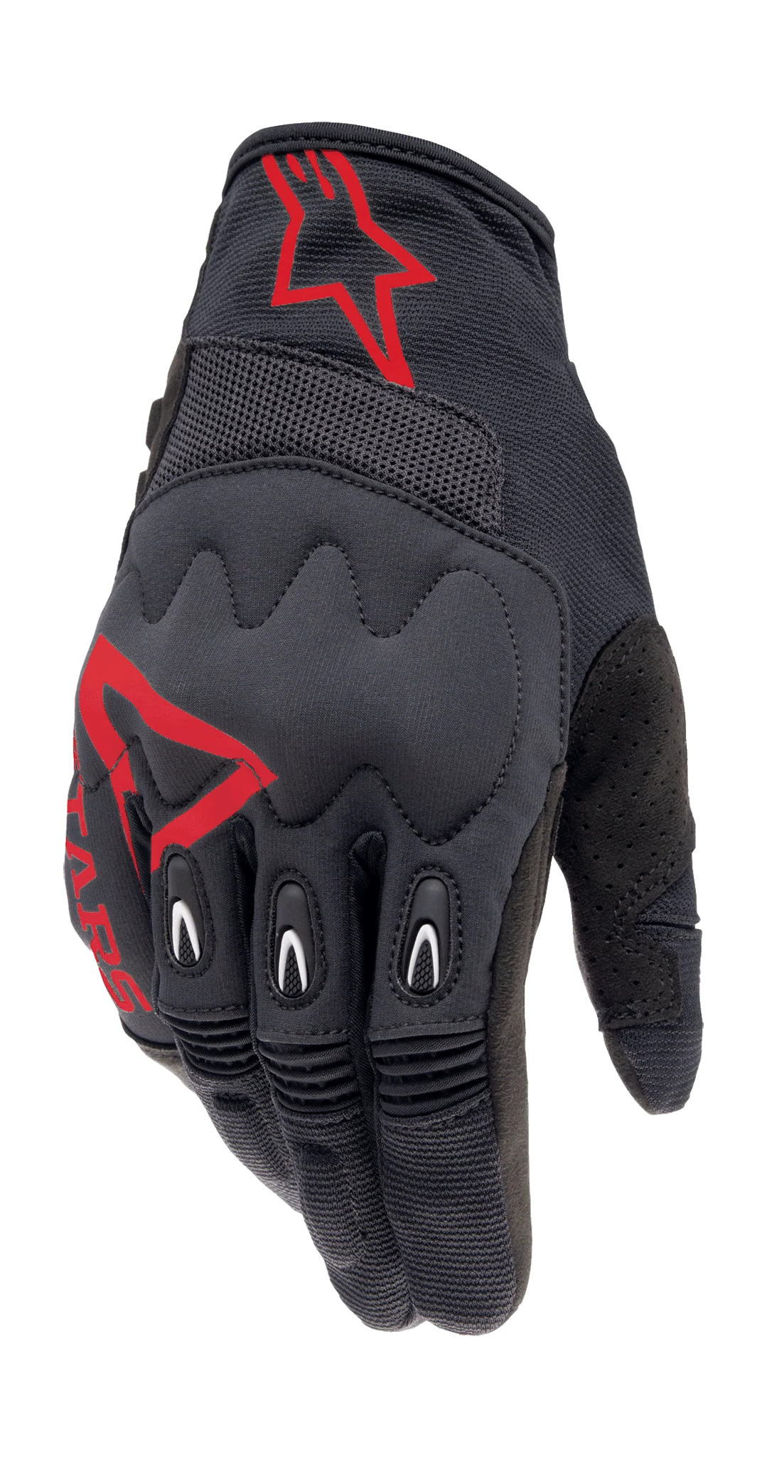 Alpinestars Motocross Gloves 2026 Techdura - Fire Red / Black