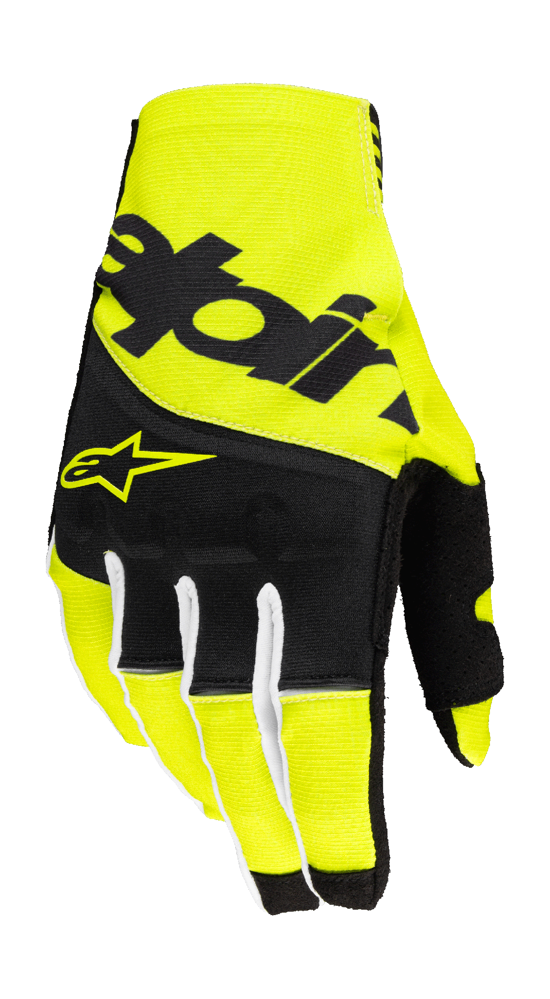 Alpinestars Motocross Gloves 2026 Techstar - Black / Fluo Yellow