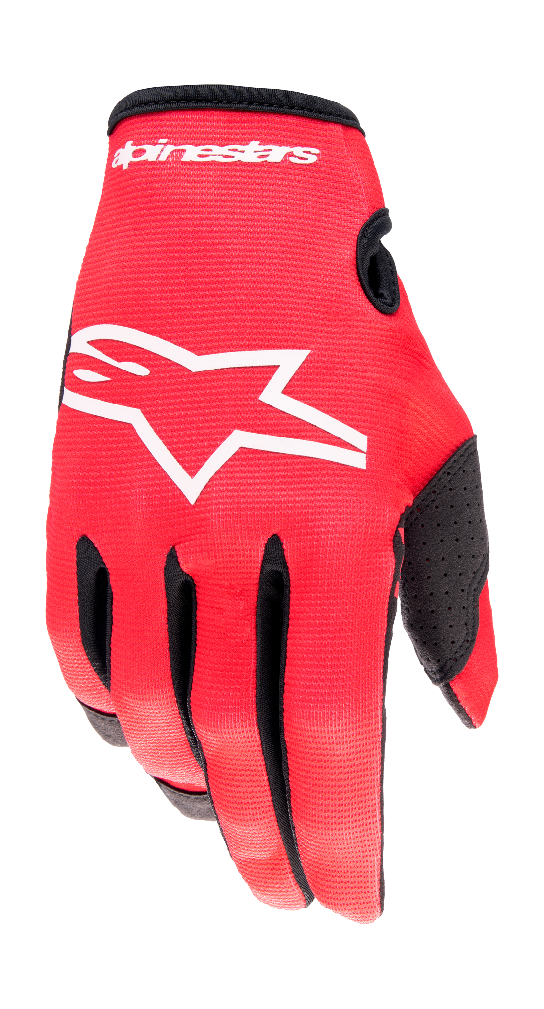 Alpinestars Motocross Gloves Radar - Mars Red / White