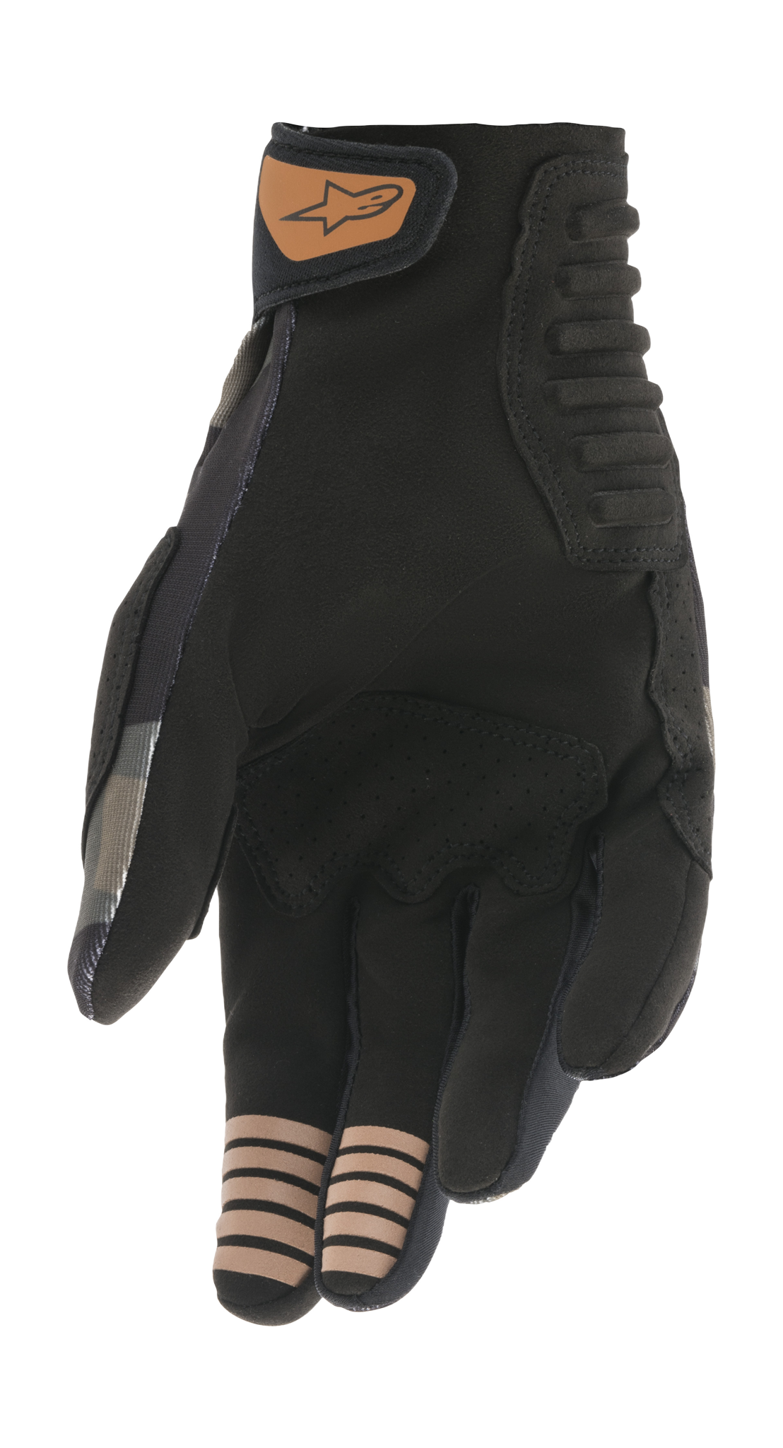 Alpinestars Motocross Gloves SMX-E - Black Camo / Sand