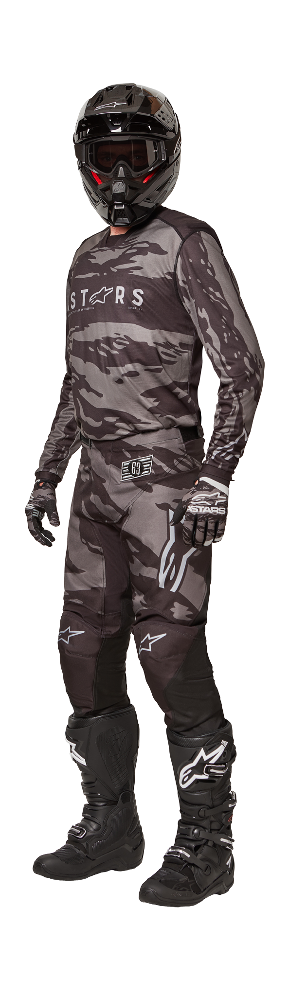 Alpinestars Motocross Gear Racer Tactical - Black / Grey