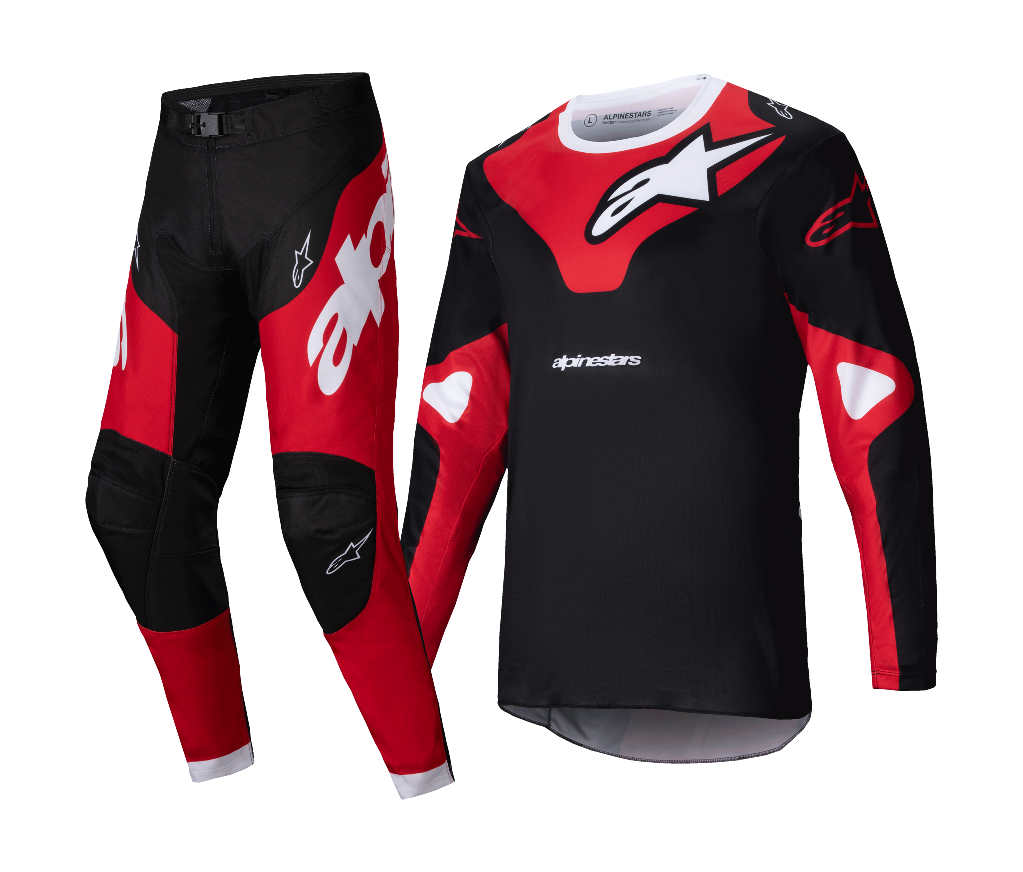 Alpinestars Motocross Gear Racer Veil - Black / Red