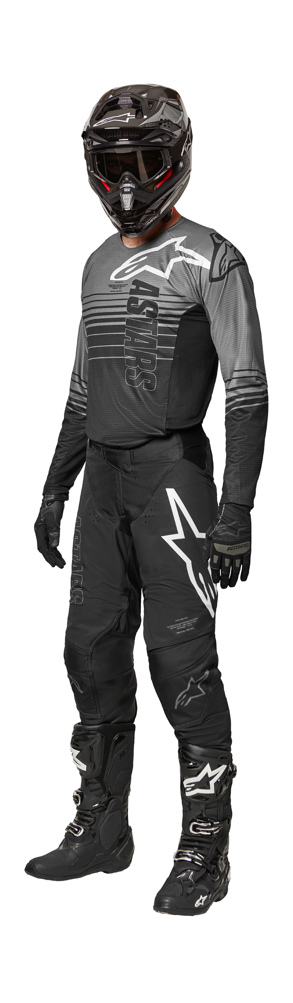 Alpinestars Motocross Gear Techstar Graphite - Grey / Black