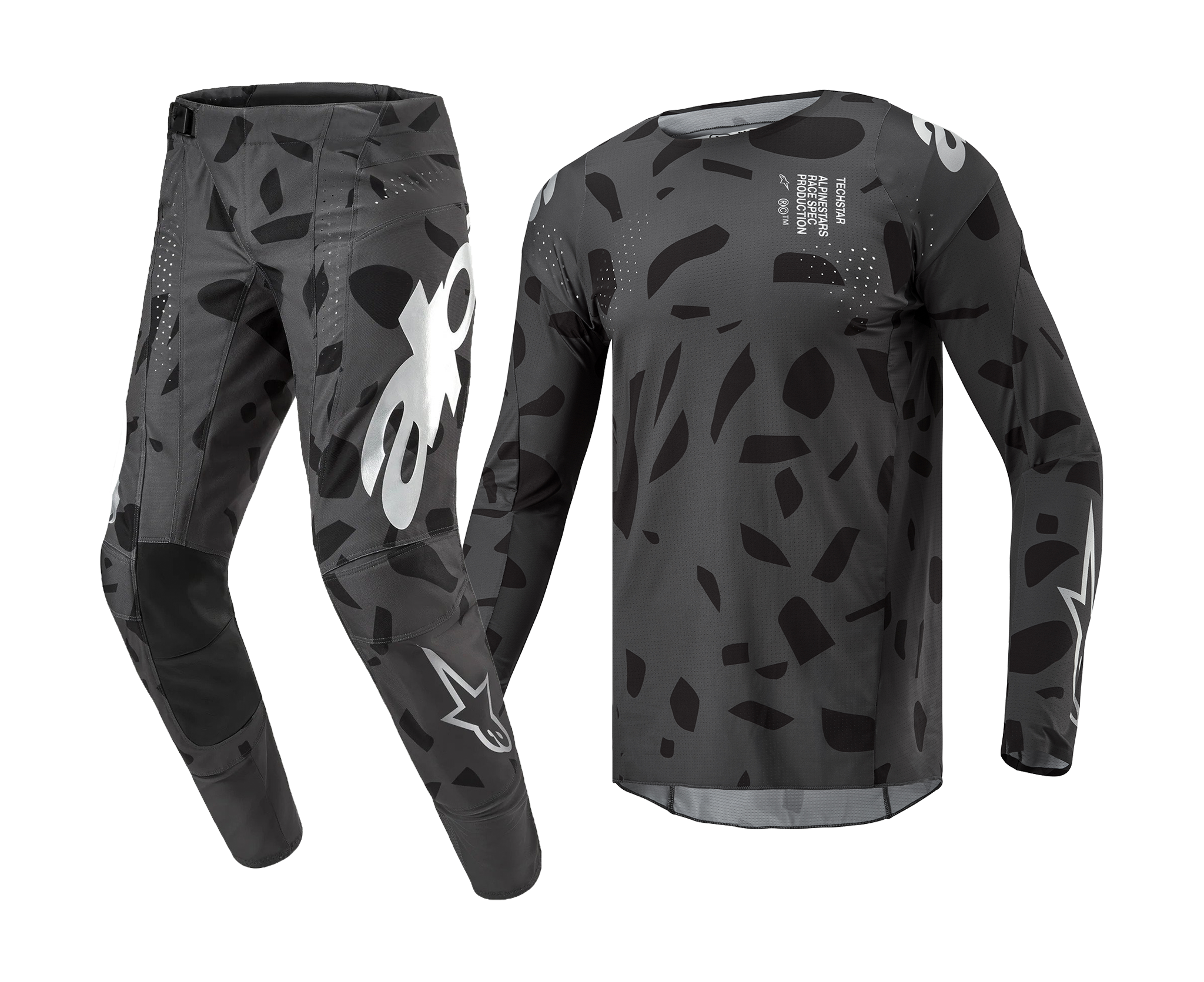 Alpinestars Motocross Gear Techstar Graphite - Black Camo