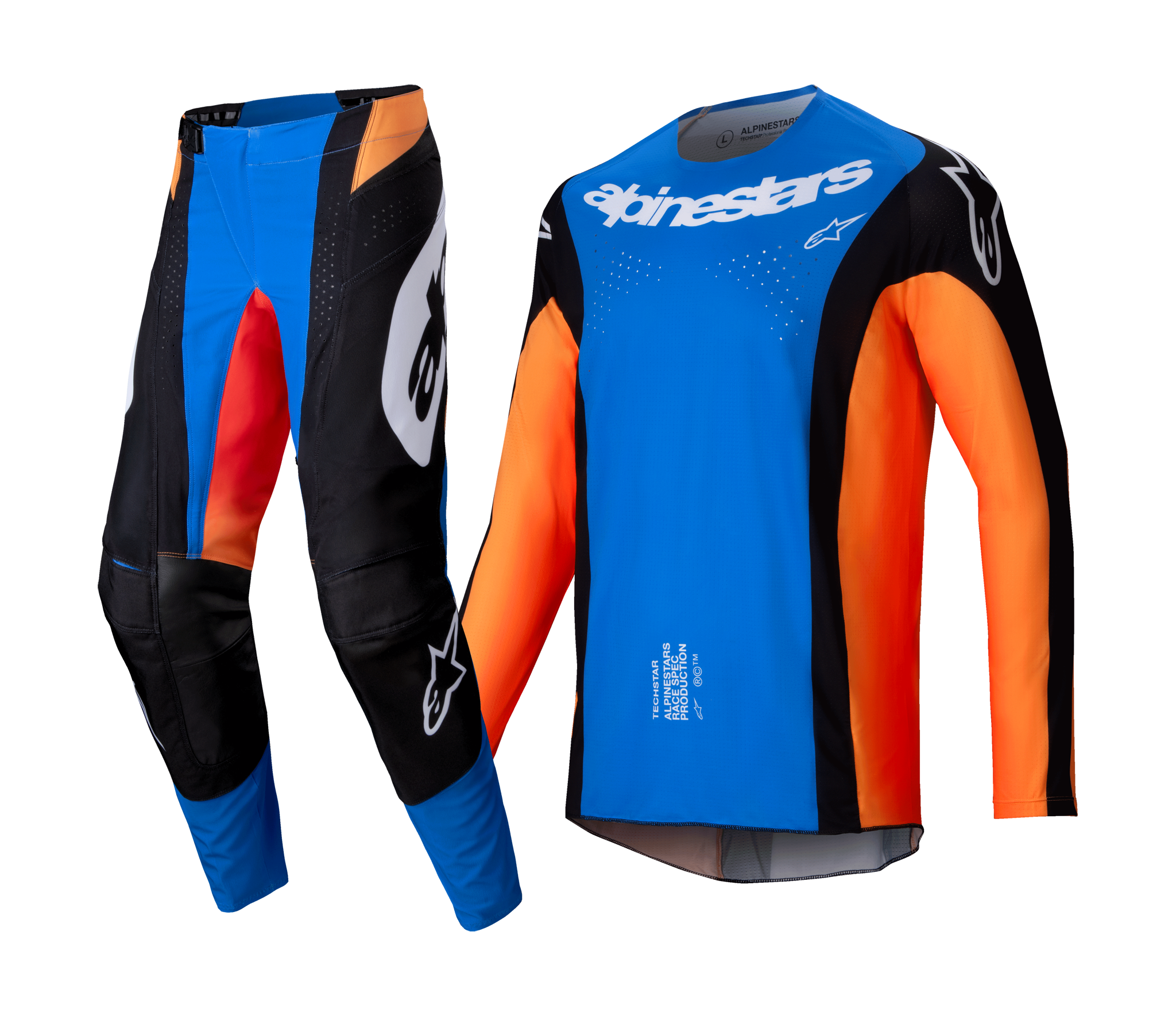 Alpinestars Motocross Gear Techstar Melt - Orange / Blue