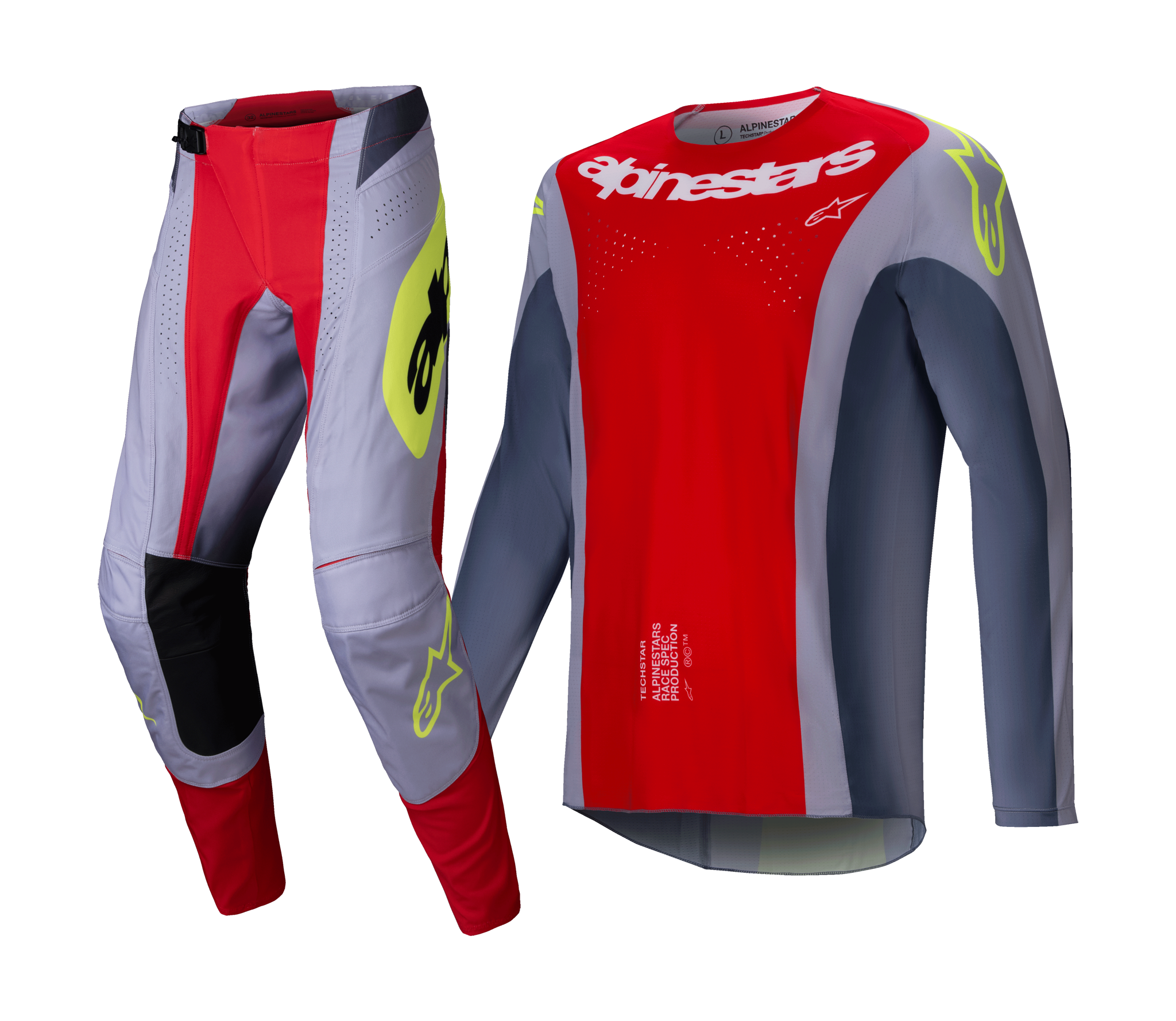 Alpinestars Motocross Gear Techstar Melt - Red / Grey