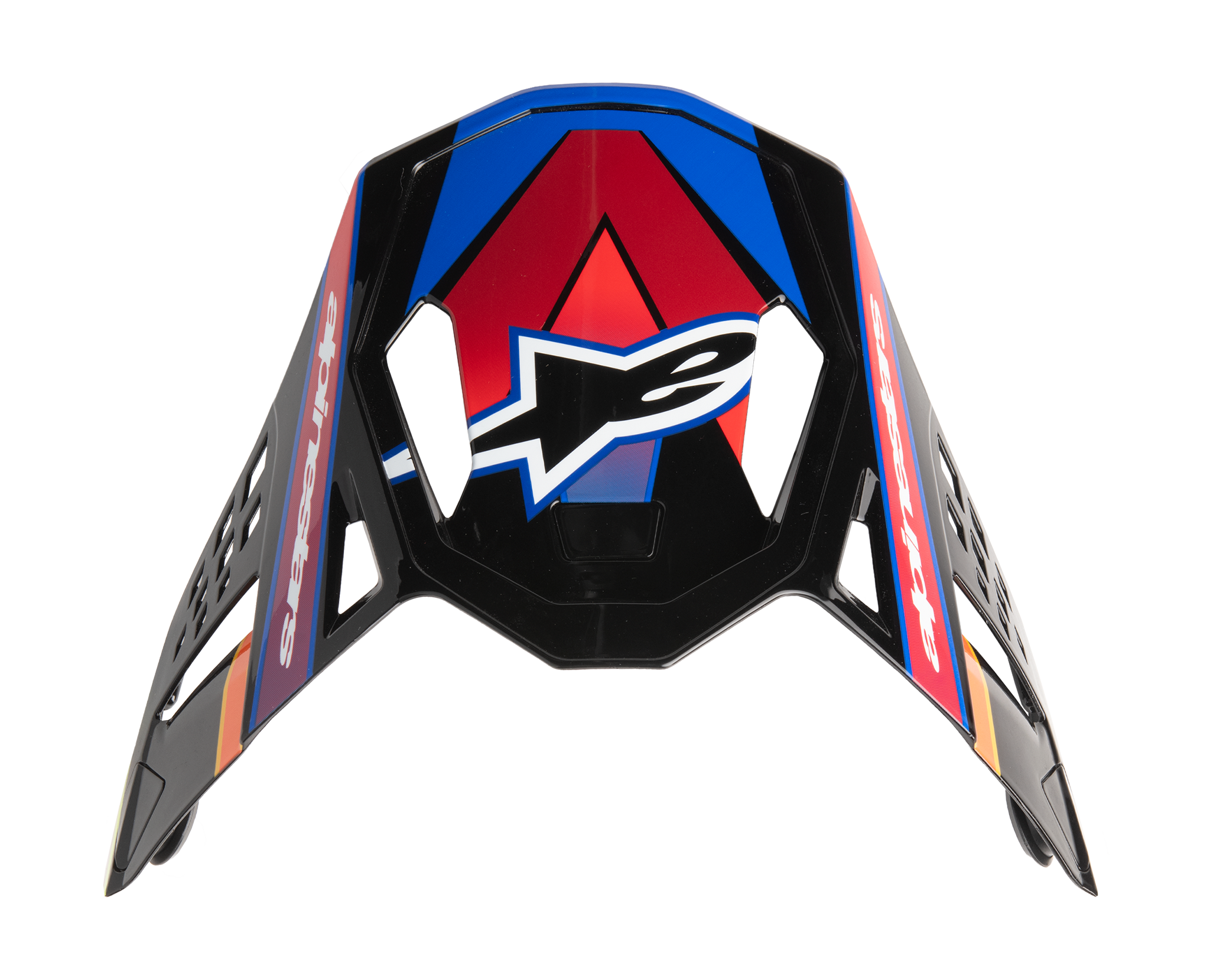 Alpinestars Helmet Visor S-M10 Era - Blue / Red / Fluo Yellow