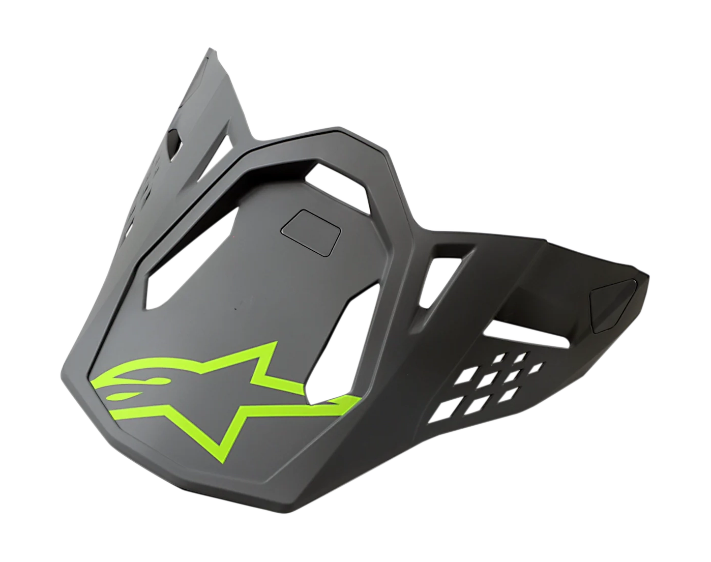 Alpinestars Helmet Visor S-M8 22.05 Radium - Matte Black / Grey / Yellow Fluo