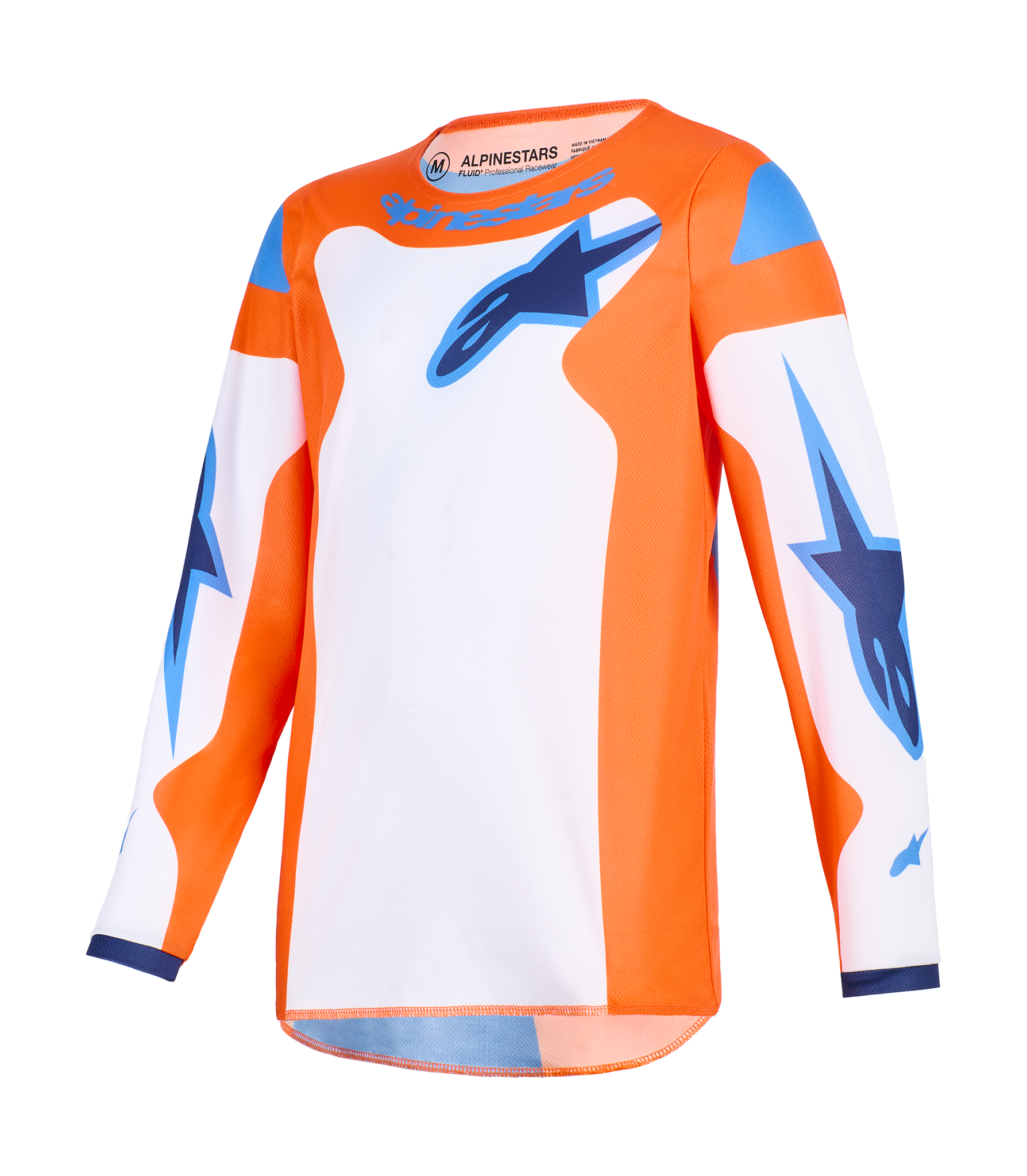 Alpinestars Youth Motocross Gear 2026 Fluid Grid - Orange / Ucla / Blue