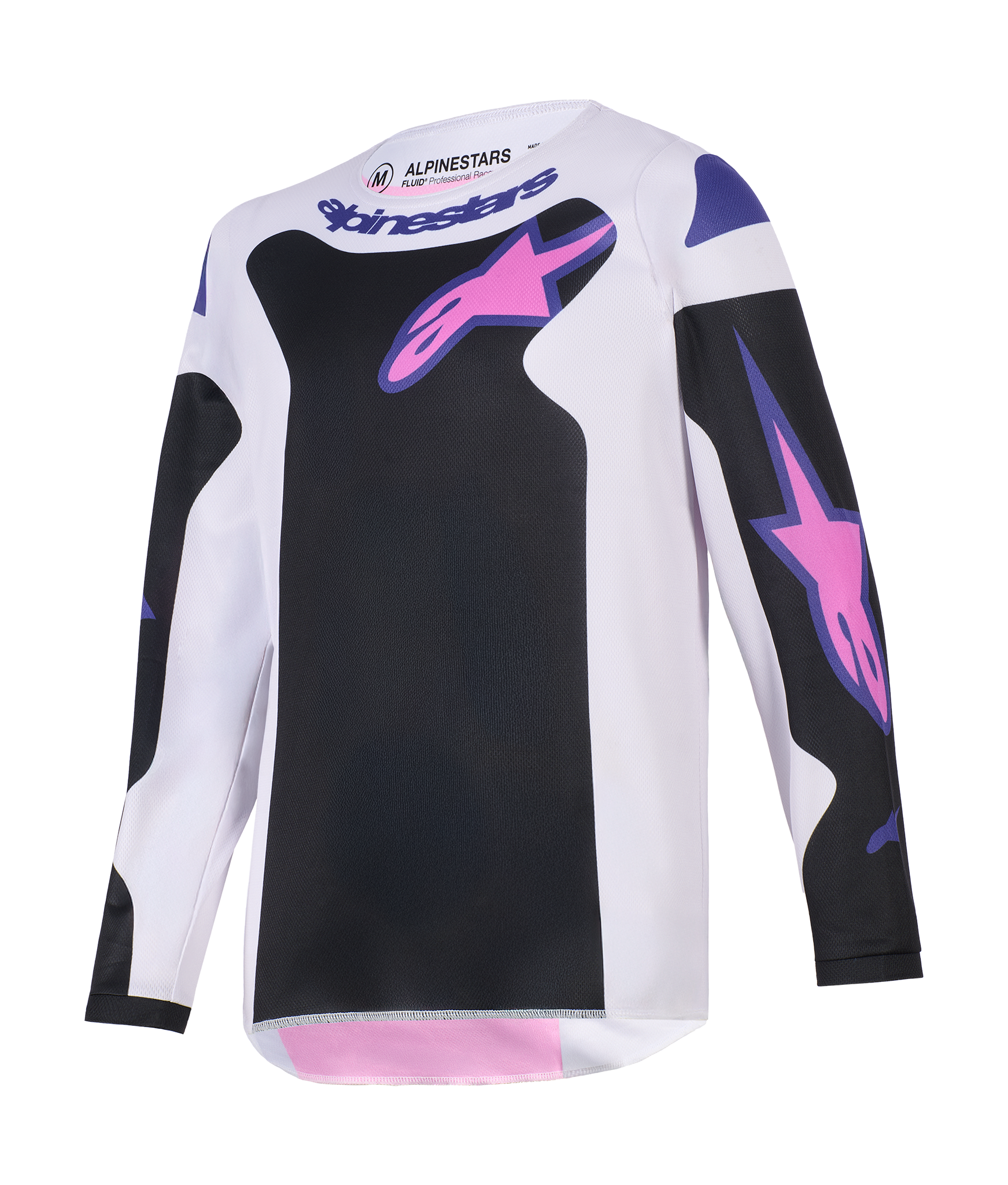 Alpinestars Youth Motocross Gear 2026 Fluid Grid - Black / Light Grey / Purple
