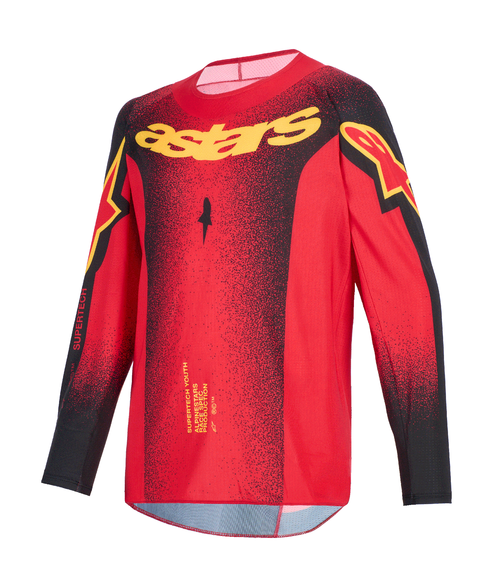 Alpinestars Youth Motocross Gear 2026 Supertech Scenz - Red / Black / Yellow