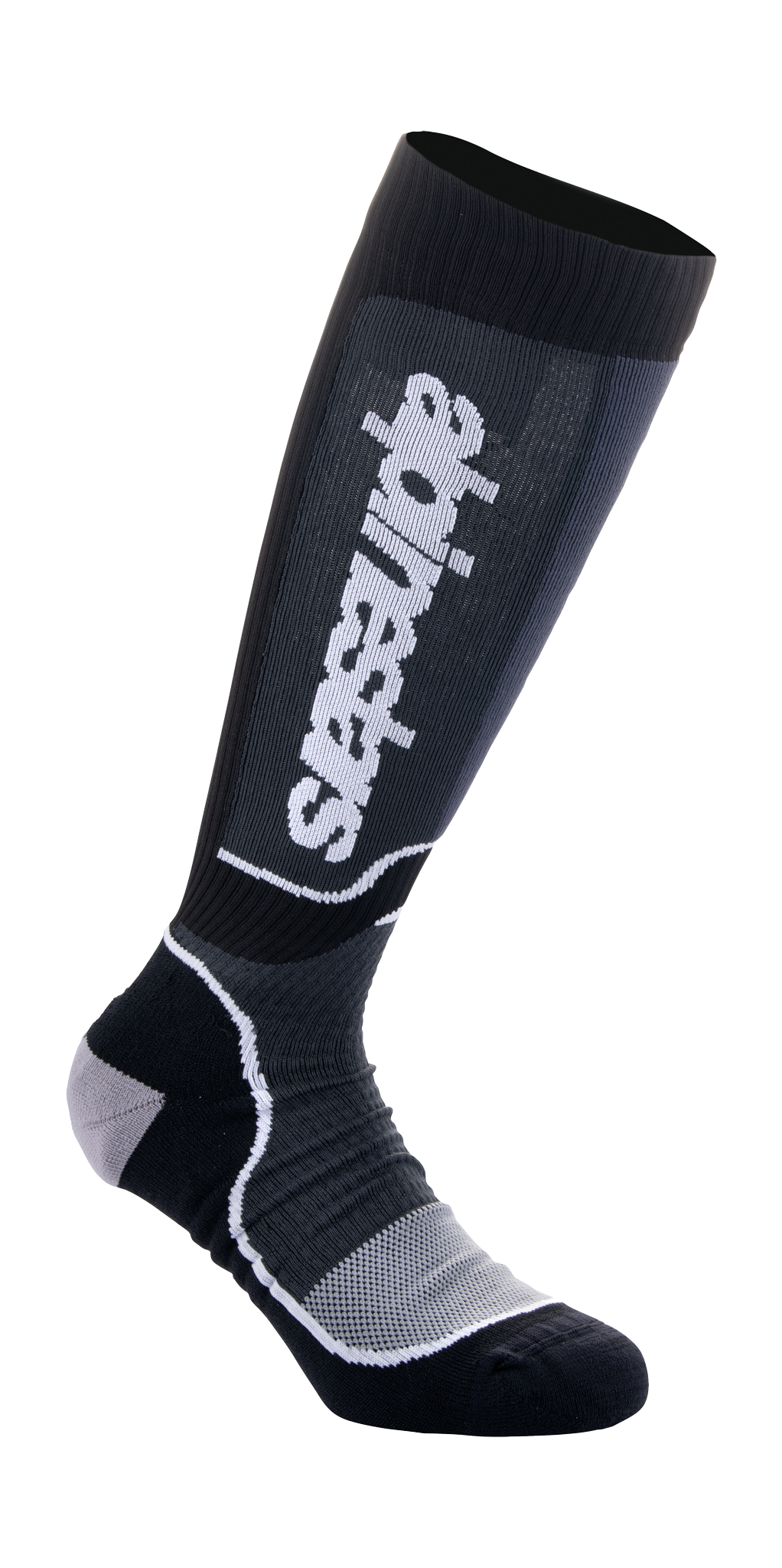 Alpinestars Youth Motocross Socks MX PLUS - Black / White