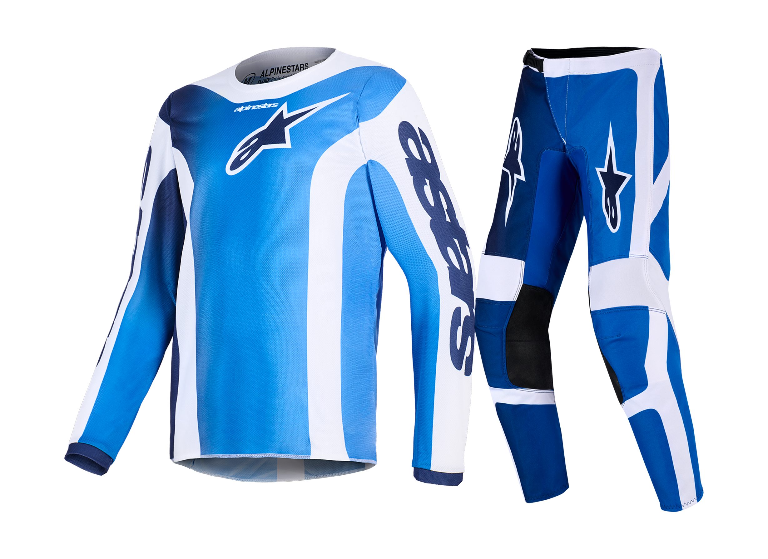 Alpinestars Youth Motocross Gear 2026 Fluid Portl - Ucla / Blue / White