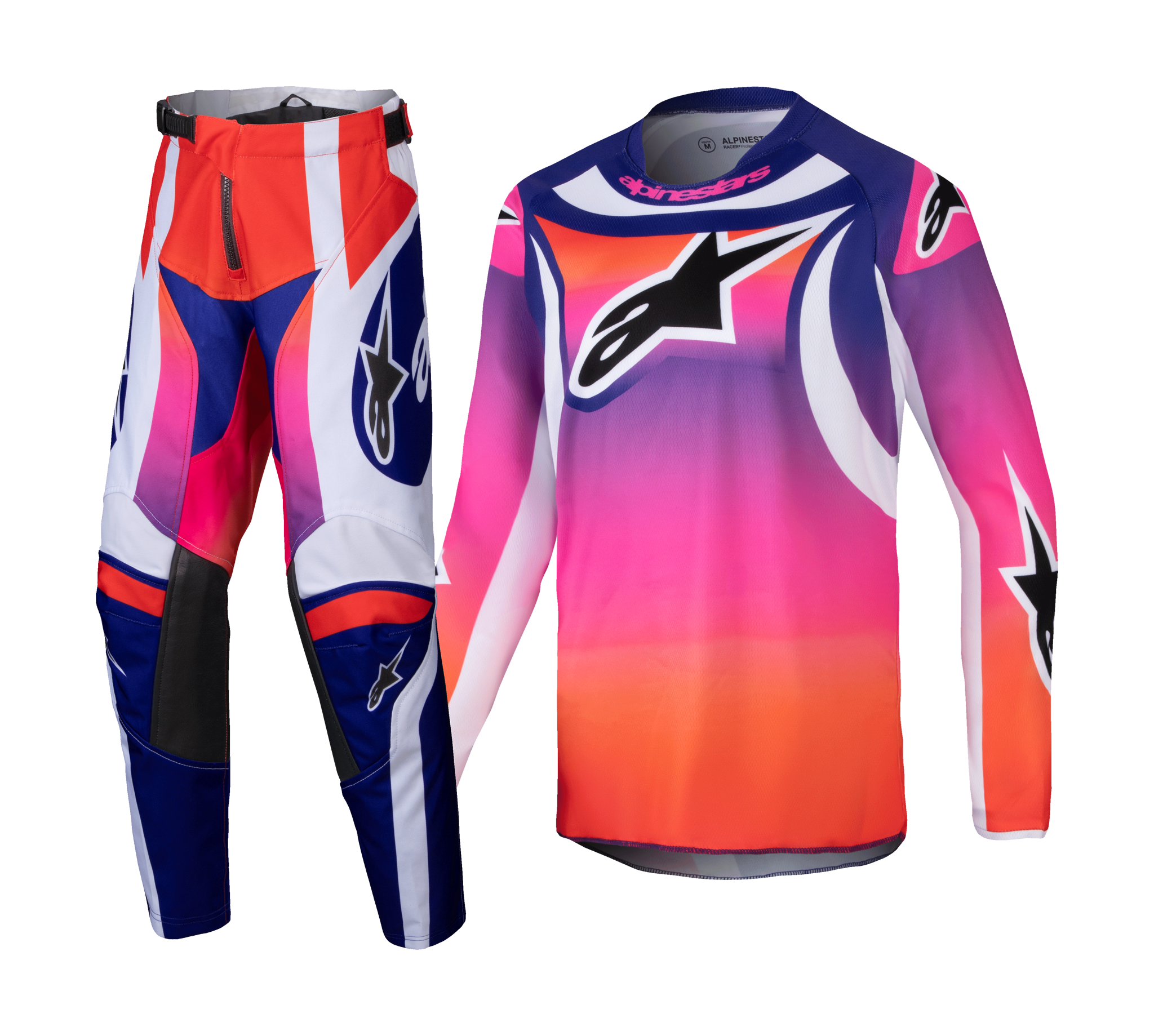 Alpinestars Youth Motocross Gear Racer Wurx - Multi / White