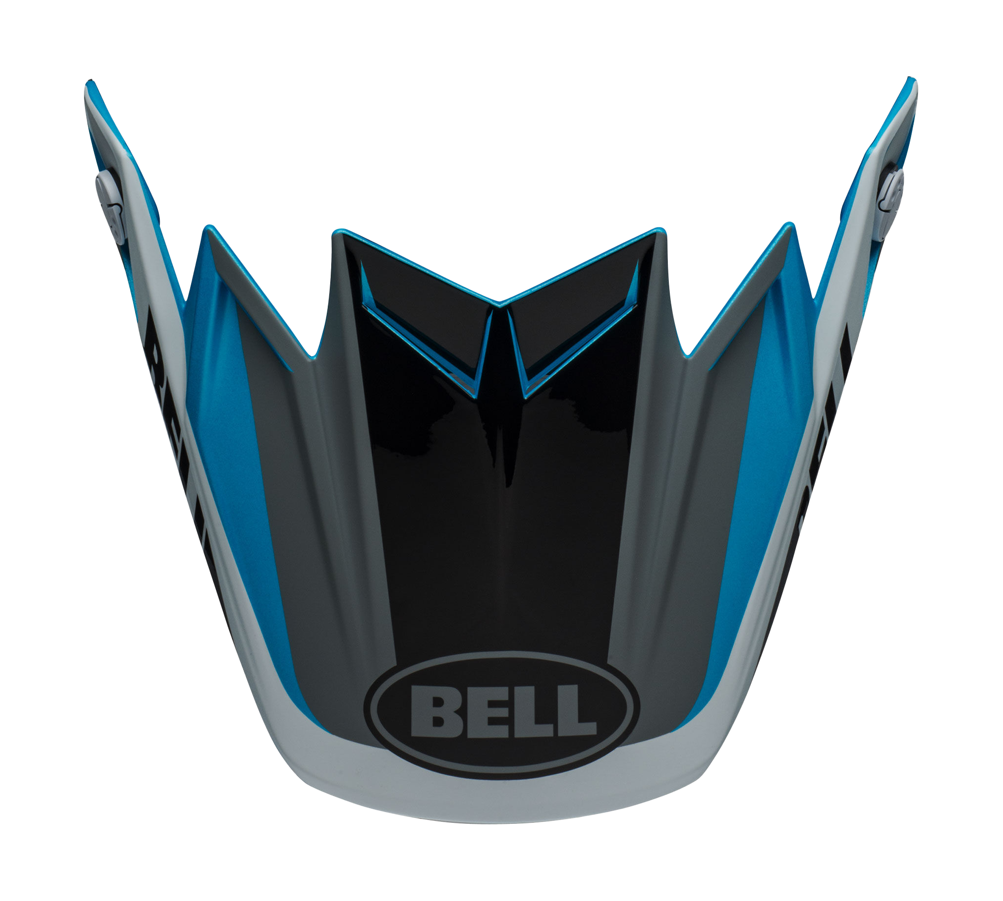 Bell Helmet Visor Moto-9 Flex Division - White / Black / Blue