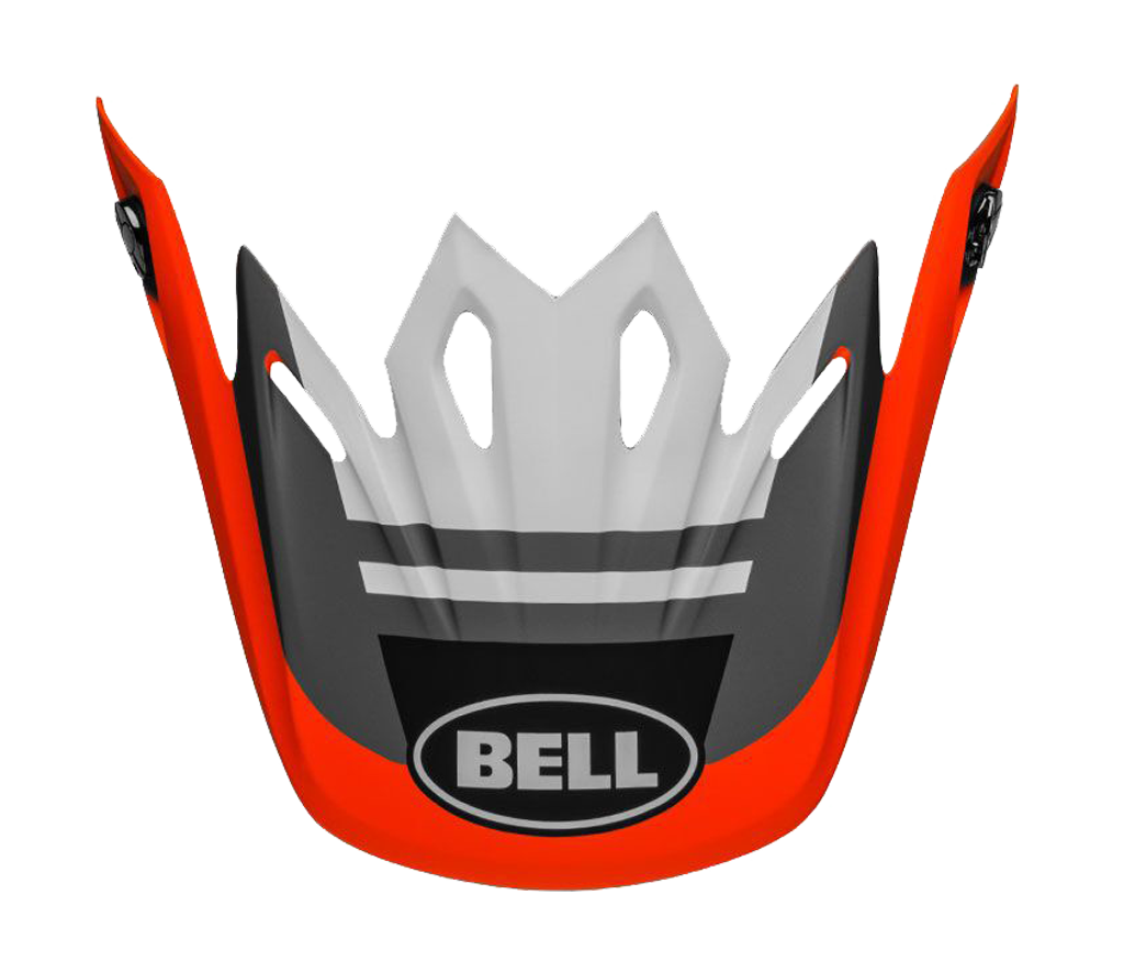 Bell Helmet Visor Moto-9 Prophecy - Orange / Black / Grey
