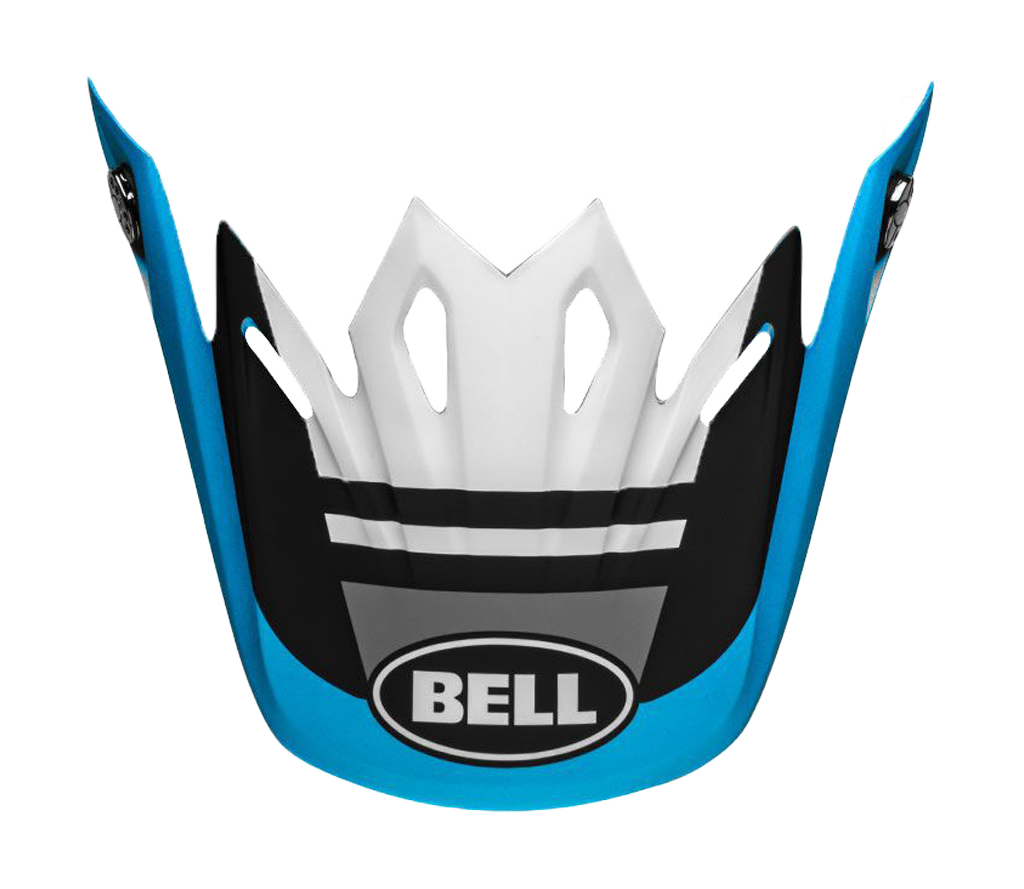 Bell Helmet Visor Moto-9 Prophecy - White / Black / Blue