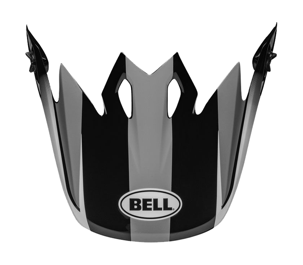 Bell Helmet Visor MX-9 Dash - Grey / Black / White