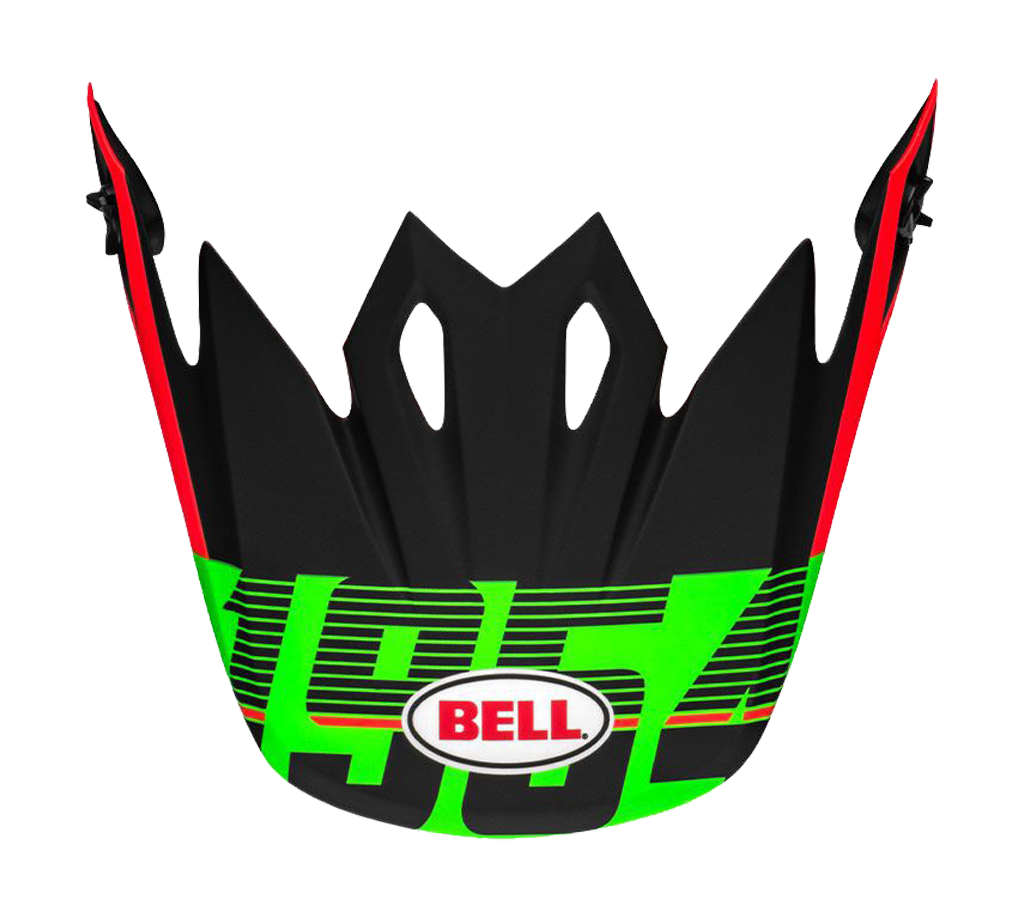 Bell Helmet Visor MX-9 Strike - InfraRed / Green / Black