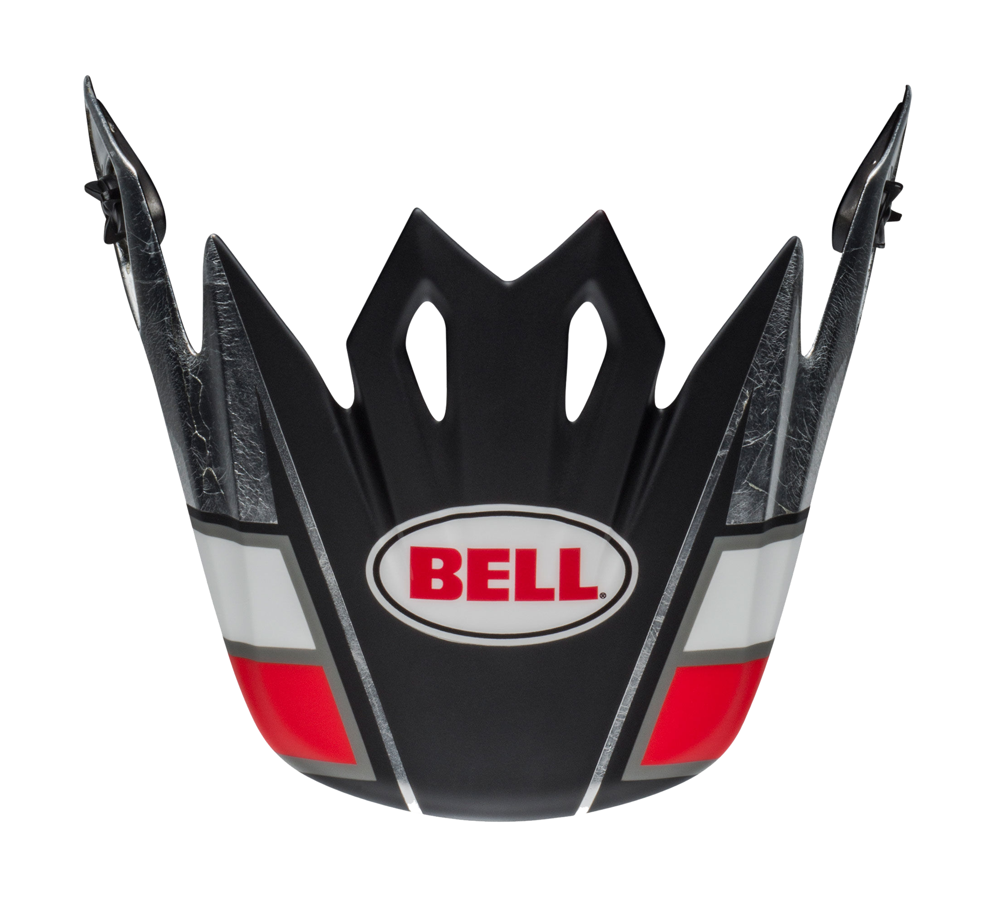 Bell Helmet Visor MX-9 Twitch Replica - Black / Red / White