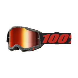 100% Motocross Goggle Accuri 2 Huaraki - Mirror Red