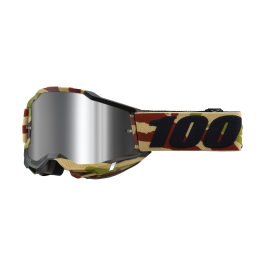 100% Motocross Goggle Accuri 2 Mission - Mirror Silver Flash