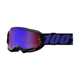 100% Motocross Goggle Accuri 2 Moore - Mirror Red / Blue