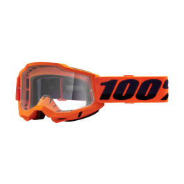 100% Motocross Goggle Accuri 2 Neon Orange - Clear