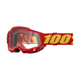 100% Motocross Goggle Accuri 2 Red - Clear