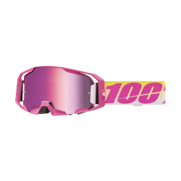 100% Motocross Goggle ARmatic Sellars - Mirror Pink