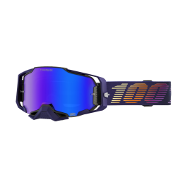 100% Motocross Goggle Armega Agenda - HiPER Mirror Blue