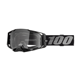 100% Motocross Goggle Armega Black - Clear