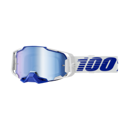 100% Motocross Goggle Armega Blue - Mirror Blue