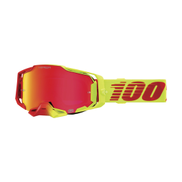 100% Motocross Goggle Armega Solaris - HiPER Mirror Red