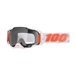 100% Motocross Goggle Armega Tubular - Clear