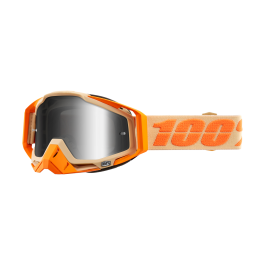 100% Motocross Goggle Racecraft 1 Sahara - Mirror Silver