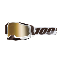 100% Motocross Goggle Racecraft 2 Snowbird - Mirror True Gold