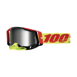100% Motocross Goggle Racecraft 2 Wiz - Mirror Silver Flash